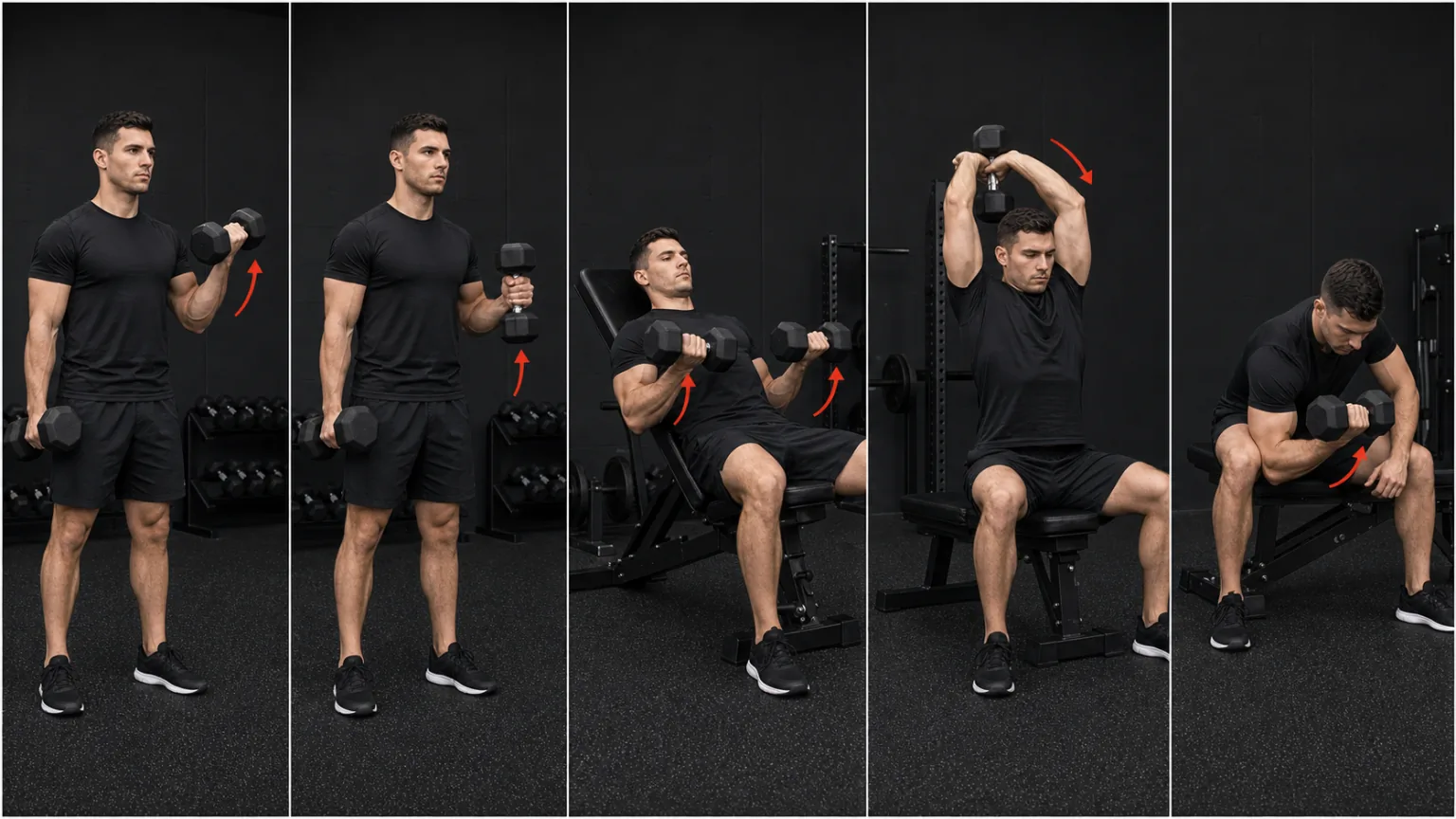 5 Best Dumbbell Arm Exercises
