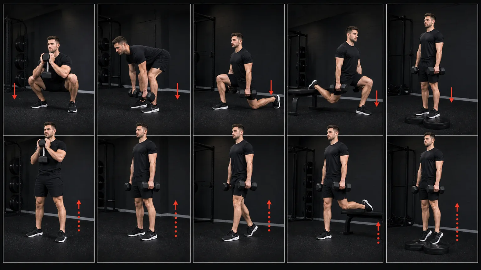 5 Best Dumbbell Leg Exercises